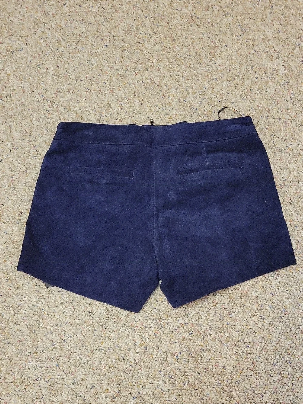Blank NYC Navy Suede High Waist Shorts Sz 26. New Festival Summer Indie Sleeze